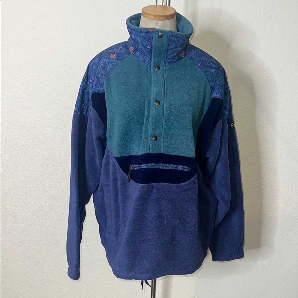 Eider Montreal Polartec Fleece Quartersnap Pullover Made in France